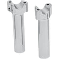 Drag Specialties Chrome 6" Buffalo Risers | 18031512