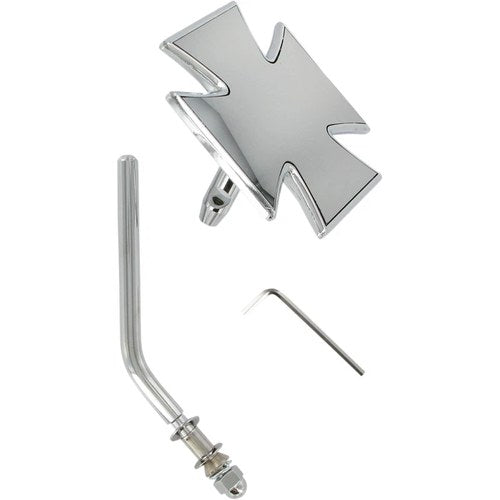 Drag Specialties Maltese Mirror - Round Stem | 60-6009-SC4