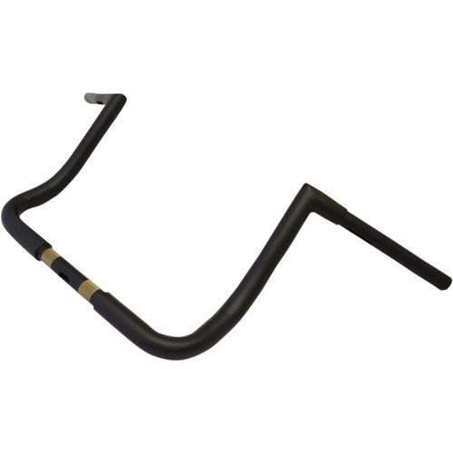 LA Choppers Flat Black 12" Twin Peaks Bagger Handlebar | LA-7361-12M