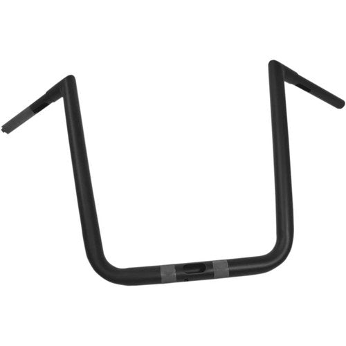 LA Choppers Flat Black 16" Hefty Twin Peaks Handlebar | LA-7312-66M