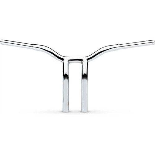 LA Choppers Chrome 12" One Piece Bent Kage Fighter Handlebar | LA-7338-12