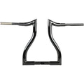 LA Choppers Black 14" Hammerhead Handlebar for FLT/H | LA-7316-14B