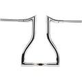 LA Choppers Chrome 16" Hammerhead Handlebar for FLT/H | LA-7316-16