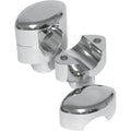 LA Choppers Chrome 1-1/2" Smooth Risers for 1" Handlebars | LA-7402-01