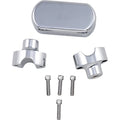 LA Choppers Chrome 1-1/2" Risers w/ Solid Top | LA-7442-01