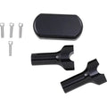 LA Choppers Black 4" Risers w/ Solid Top | LA-7442-04B