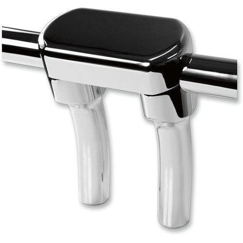 LA Choppers Chrome 5-1/2" Hefty Risers w/ Top | LA-7446-05