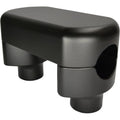 LA Choppers Flat Black 1-1/2" Risers w/ Solid Top | LA-7442-01M