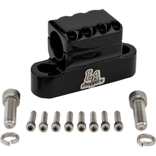 LA Choppers Black Kage Fighter Clamp | LA-7335-XXCB