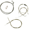 LA Choppers Standard Braided Handlebar Cable/Brake Line Kit | LA-8005KT-08