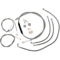 LA Choppers Standard Braided Handlebar Cable/Brake Line Kit | LA-8150KT-16