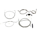 LA Choppers Standard Braided Handlebar Cable/Brake Line Kit | LA-8321KT-13