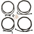 LA Choppers Midnight 12" - 14" Cable Kit for '17 - '19 FL | LA-8054KT-13M