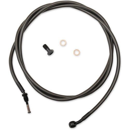 LA Choppers Midnight Braided Clutch Cable | LA-8054C13M