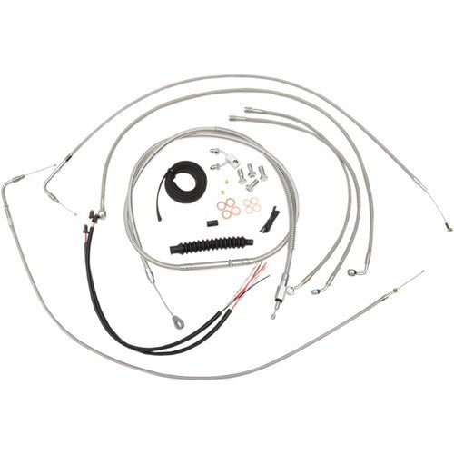 LA Choppers 12" - 14" Cable Kit for Fxsb w/ ABS | LA-8123KT2-13