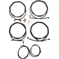 LA Choppers Midnight Cable Kit for 16" Ape Hanger Handlebars | LA-8054KT3-16M