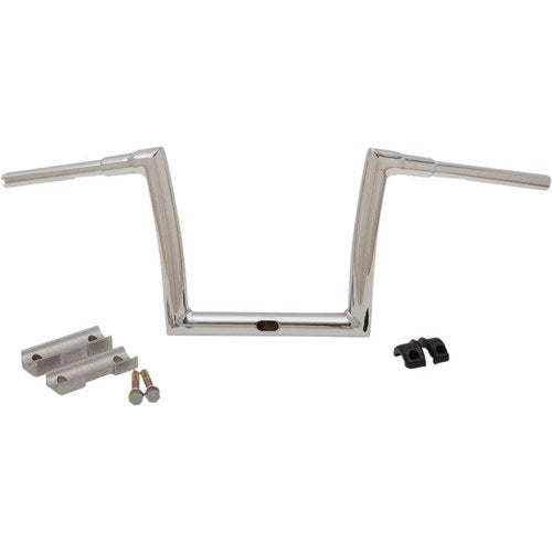 Todd's Cycle Chrome 1-1/2" Touring Strip Handlebar with 10" Rise | 0601-5197
