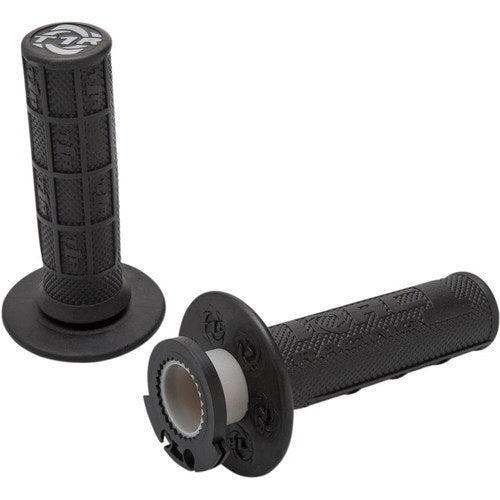 Torc1 Black Four Stroke Defy Lock-On Grips | 3750-0207