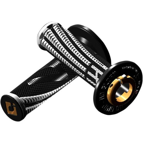 Odi White/Black Emig Pro V2 Grips | H36EPBW