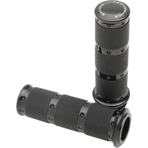 Performance Machine Black Xls Grips for Tbw | 0063-2087-B