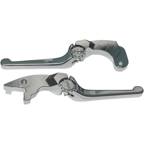 Powerstands Racing Chrome Anthem Lever Set for Indian | 17-00650-20