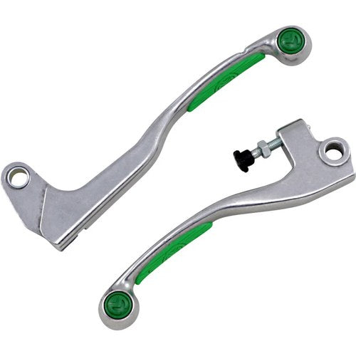 Moose Racing Green Competition Lever Set for Kawasaki | 1SGWE49