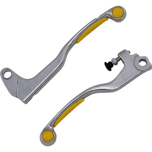 Moose Racing Yellow Competition Lever Set for RM/RMX/DR | 1SGSC21
