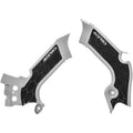 Acerbis X-Grip Frame Guards - Kawasaki - Silver/Black | 2742601015