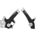 Acerbis X-Grip Frame Guards - for Suzuki - Silver/Black | 2801931019