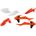Acerbis Plastic Body Kit - Black/Orange/White - KTM - '18 | 2421075909