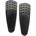 Accutronix Front Floorboards, Extended, Black, Knurled, Teardrop | FBF01-KDTB
