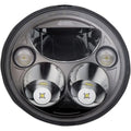 Custom Dynamics 7" TruBEAM Headlamp - Black - Chieftain | CDTB-7-IF-B