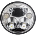 Custom Dynamics 7" TruBEAM Headlamp - Chrome - Chief | CDTB-7-I-C