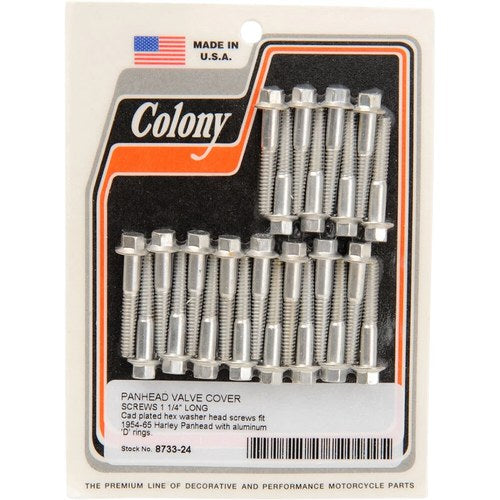 Colony Screws Valve Cover Cadmium | 8733-24