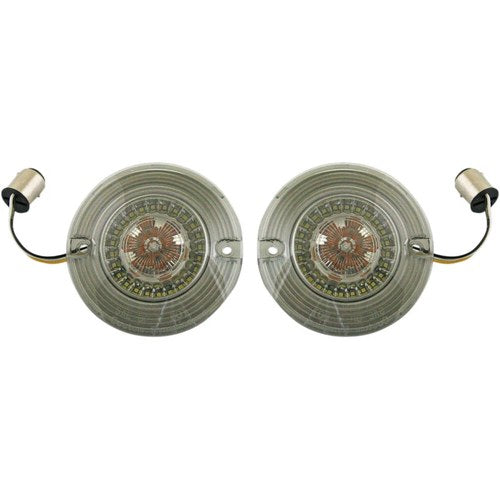 Custom Dynamics Front Turn Signal - White/Amber LEDs | PB-AW-1157-T