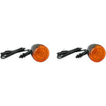 Custom Dynamics ProBEAM Universal Turn Signals - Black/Amber | PB-UNV-TS-A-B