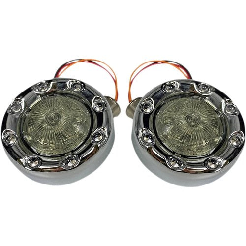 Custom Dynamics Bullet Turn Signal 1157 - Chrome - Smoke Lens | PB-BR-AW-57-CS