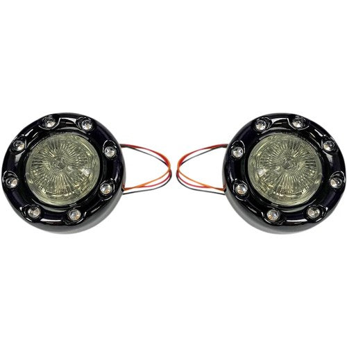 Custom Dynamics Bullet Turn Signal 1157 - Black - Smoke Lens | PB-BR-RR-57-BS