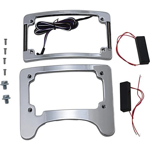 Custom Dynamics Turn Signal Eliminator/Illuminated Tri-Frame | TS-ELIM-06HW-C