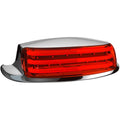 Custom Dynamics Fender Tip Light - Red Lens - Chrome | PB-FT-TOUR-R-C