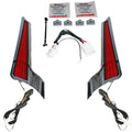 Custom Dynamics Fascia LED Light Panels - Chrome/Red | CD-FASCIA-HD-CR