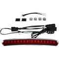 Custom Dynamics Tour Pack Lid Light - Chrome/Red | CD-TP-LID-CR