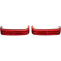 Custom Dynamics Saddlebag LED Lights - Sequential - Chrome/Red | PB-SBSEQ-BCM4CR