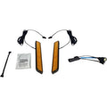 Custom Dynamics LED Fork Light - Amber - Black | CD-FORK-SS6-AB