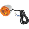 Chris Products Front Signal Light Assembly, Chrome/Amber, Dual-Filament | 8500A