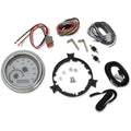 Dakota Digital Mxv Series Analog Gauge System, White/Gray/Chrome | MVX-2002-WG-C