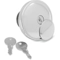 Drag Specialties Locking Gas Cap - Chrome - Vented | 03-0318A-A