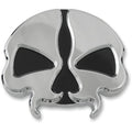 Drag Specialties Split Skull Gas Cap - Chrome - Vented | 78048B2