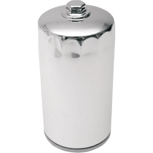 Drag Specialties Oil Filter - Spin-On - Chrome - With Nut | 14-0018CK-BX41
