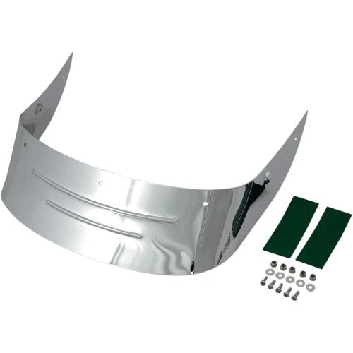 Drag Specialties Rear Fender Skirt - Chrome - Embossed | 77131AS6